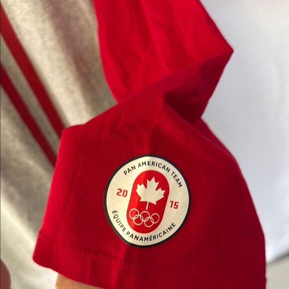 Hudson’s Bay Olympic Gray and Red Men's Shirt - Picture 4 of 5